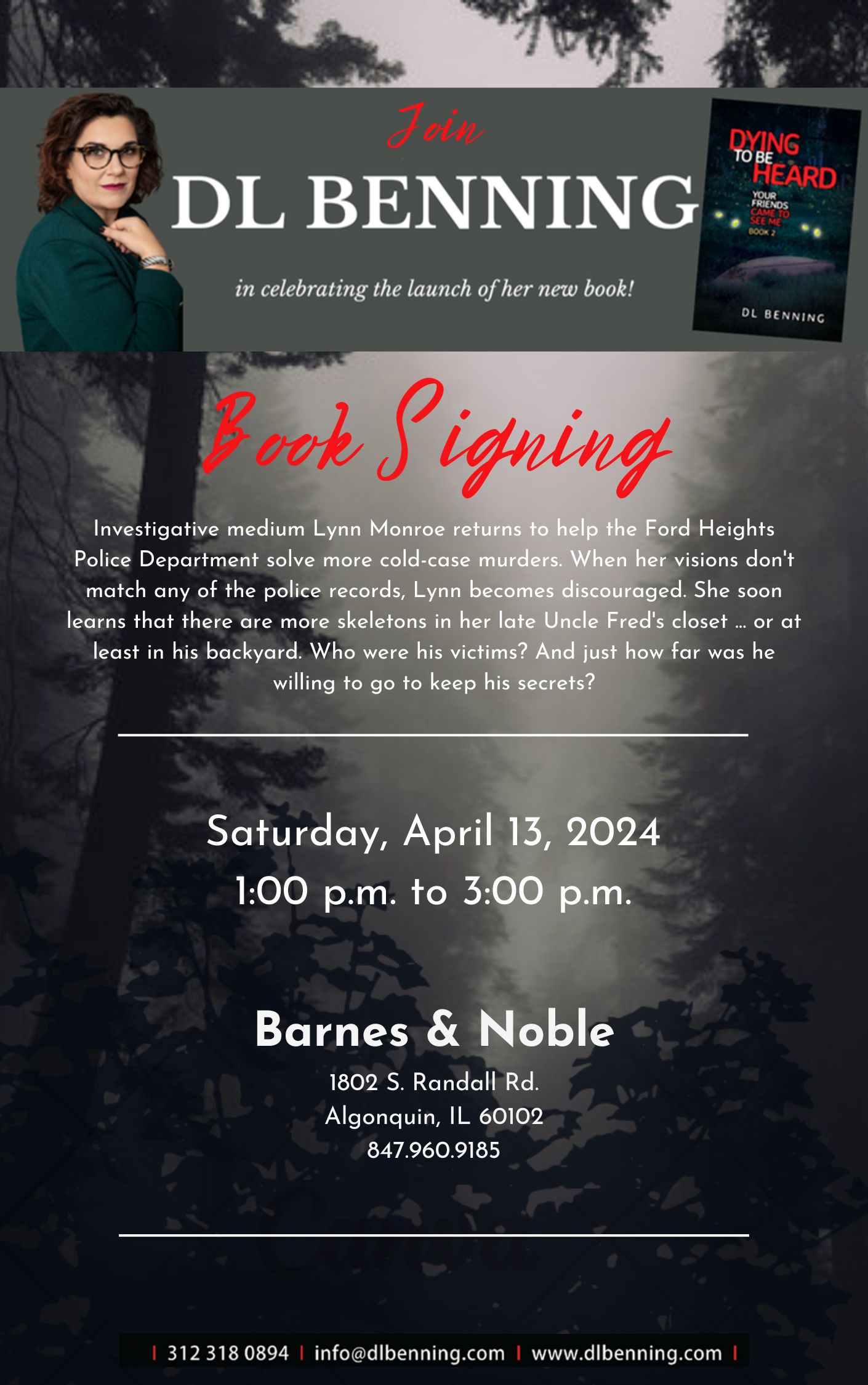 Book Signing April 13