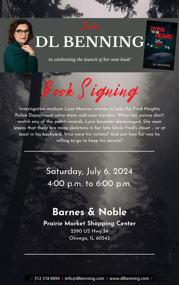 Book Signing July 6