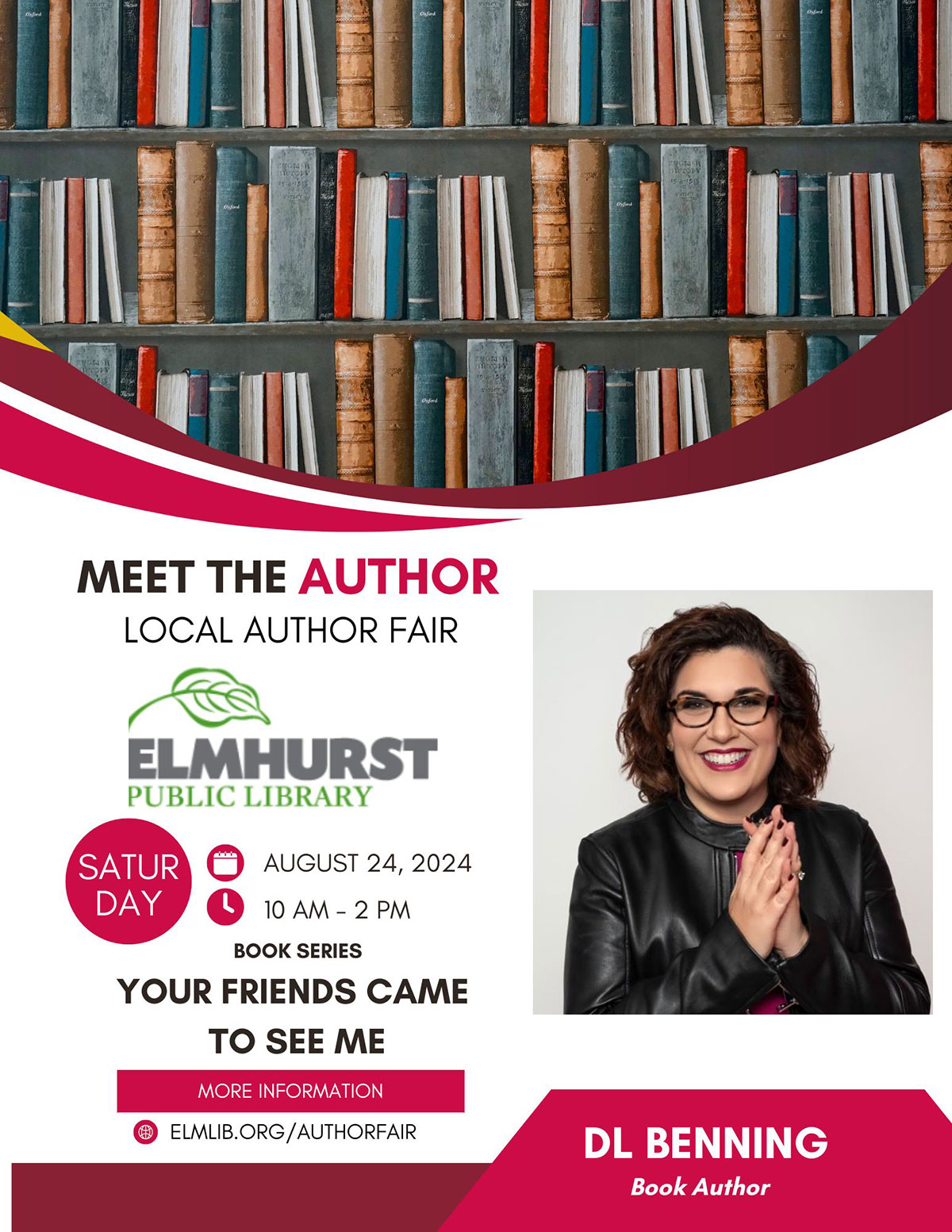 Meet the Author at Elmhurst Public Library